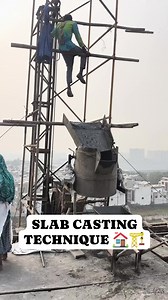 Great Idea for slab Casting 🏠🏗️ | Civil Engineering
