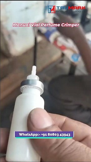 Manual Vial Perfume Crimping Machine