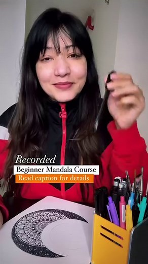 Pre-recorded Beginner Mandala Course✨ ✨Learn the basics of Mandala ✨Learn petal shapes and fillers ✨Learn symmetrical grids ✨Learn balanced pattern construction ✨Learn multiple petal layouts and how to draw them in symmetrical shape ✨Multiple artworks will be covered (8 to 10 artworks) ✨Understanding grid designs and use same grid for multiple designs ✨Pattern practice step by step 📌Lifetime access. 📌Learn anytime as per your schedule 📌Detailed vedio recorded classes 📌Share you artwork with 