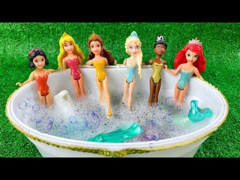 Disney Princesses vs Kuromi & Hello Kitty bag unboxing Satisfying ASMR DIY doll dress Miniature