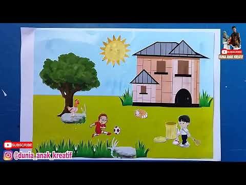 Cara membuat montase tema lingkungan