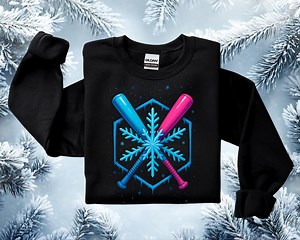 Snowflake Baseball Drip PNG, Winter Sublimation Design (digital Download) - Etsy
