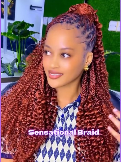 Rich Color 350 in Stylish Braids for Protective Styles