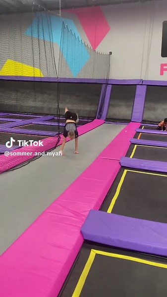 FRONT TUCK THROUGH TO FULL #fypage #bounce #fulls #tumble @myah_cheerleader