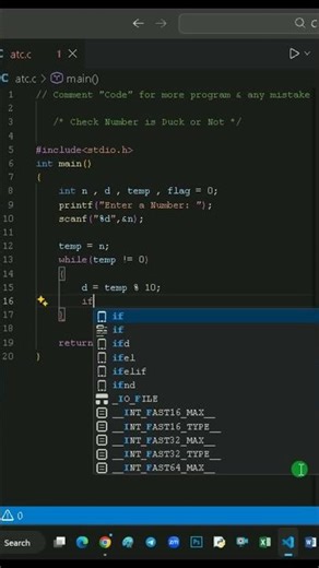 C Program to Check Duck Number | Amresh TechCode