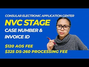 NATIONAL VISA CENTER STAGE : PAYMENT FOR AOS FEE $120 and $325 processing fee for DS-260 in CEAC