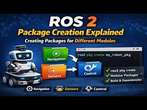 ROS 2 Package Creation Explained | Creating Packages for Different Modules