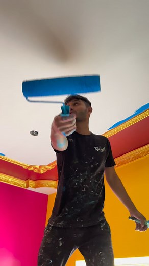 8.8K views · 24 reactions | Blue colour painting ️ #reels #painting | Riman painter | Facebook