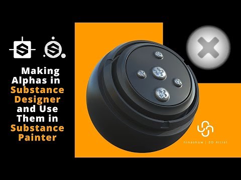 How to Make Alphas in Substance Designer and Use them in Painter
