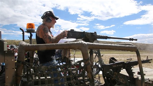 This video was taken on my 220 yard range when we were having the mad minute. That’s where dozens of renters shoot machine guns for a minute. What a blast! Only at Dragonman’s can you see and participate in something like this. | Dragonman's