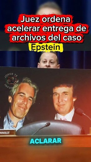 Un juez federal acaba de ordenar que el Departamento de Justicia entregue rápidamente los documentos internos sobre cómo manejaron los archivos del caso Epstein. Esta orden podría revelar por qué la administración Trump cambió de postura y decidió no publicar los archivos en julio, pese a haber prometido lo contrario. ABC News reporta que el juez dijo que el DOJ prácticamente ignoró la solicitud de revisión acelerada presentada por Democracy Forward. La transparencia está en juego, y por ley los