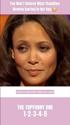 You Won’t Believe What Thandiwe Newton Carried in Her Bag 😳 #shrots #viral #funny #comedy #trending