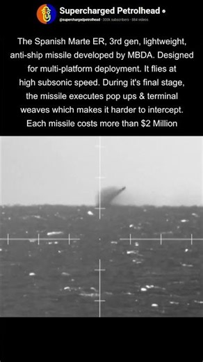 Spanish Marte ER anti-ship missile