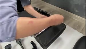 Massage Office Chair, Reclining Office Chair with Footrest, Ergonomic Computer Chair with Lumbar Support, High-Back Massaging Office Chair, Height and Armrest Adjustable, Black