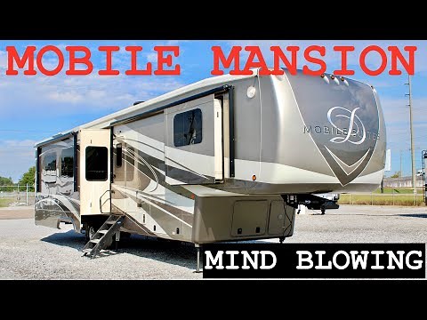 LARGEST KITCHEN YOUVE EVER SEEN IN AN RV! DRV Mobile Suites 41RKSB4 - Rear Kitchen