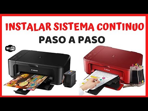 Impresora Canon MG3610 Con Sistema Continuo – Tutorial INSTALACION Sistema Continuo Canon MG3610