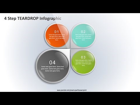 29.Create 4 step TEARDROP shape infographic|Powerpoint Presentation|Graphic Design|Free Template