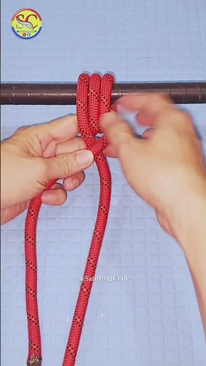 Knot rope tip diy at home 💡 Daily knot idea