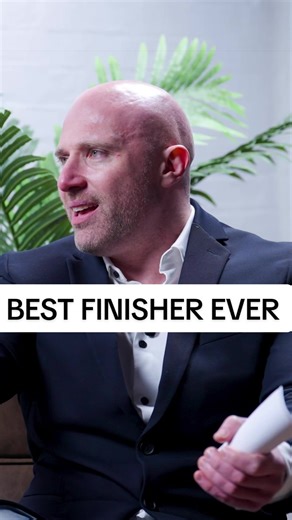 Is this the best wreslting finishing move of all time? (From Under The Mat on YT) #wwe #wrestling #finisher #fyp #interview