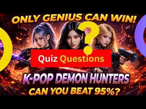K-Pop Demon Hunter Quiz 👿🎤 | Test Your Ultimate Fan Knowledge!