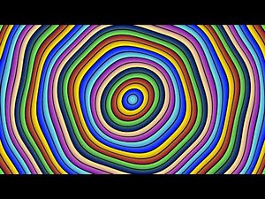 Magic music visualizer -- audio-reactive colorful rings