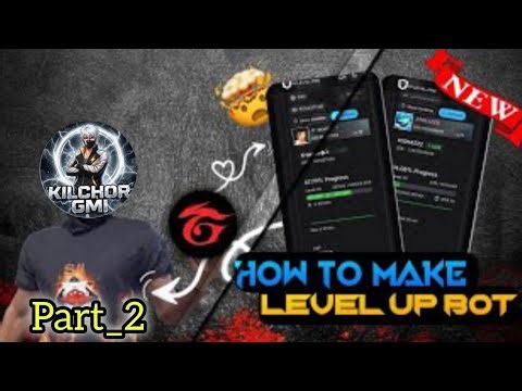 Level up bot part_2/ 🤯how to make lavel up bot #freefire #newglitch #tranding #ffglitch