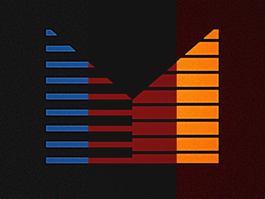 M logos - Vintage/VHS effects - 3 variatons