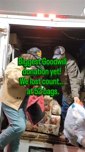 Biggest Goodwill donation yet. That insane storage unit took me nearly two months to wrestle down, but I finally cleared it and made a little coin in the process. Felt good as hell to pay it forward to a few buddy vendors I respect so much. Huge love to my road-dog diggers: @gunstreetgoods @redneck.tn @shopnbgoods @salvage_garden_ Ain’t a real vintage run without your people in the trenches beside you. | Blackjack Trading Post