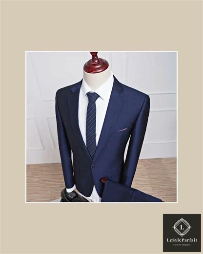 LSP SUITS Elegant Blue Two Piece Suit