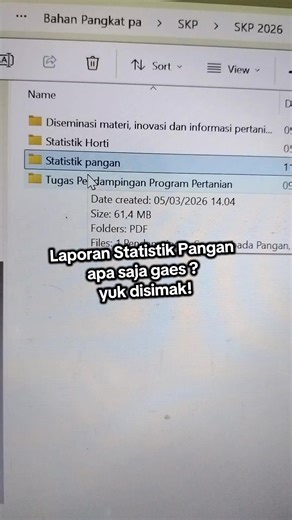 Yuk mari simak..Point SKP terakhir nomor 4. Data Statistik Pertanian Tanaman Pangan #fyp #skp #ppl #target #kerja
