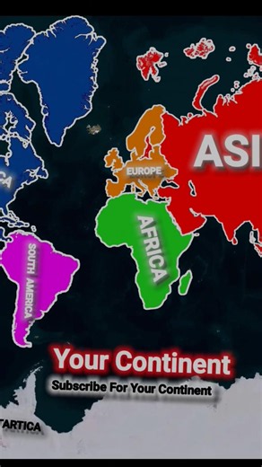 The 7 Continents of the World 🌍 | All Continents Explained #Geography #GeoLuma #Shorts