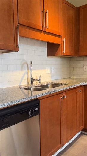 Step into luxury with our Azure floor plan — Apt 1202, now move-in ready! South-facing for all-day natural light, this residence features wood-finish cabinetry, stainless steel appliances, brushed nickel fixtures, plank flooring throughout (carpet only in the bedroom), and real granite countertops. Lock in a 4 weeks FREE promotion on a 14-month lease today — base rent just $1,606 if you tour & lease now. Don’t wait — with these finishes and this deal, this one won’t last. Tour now and secure you