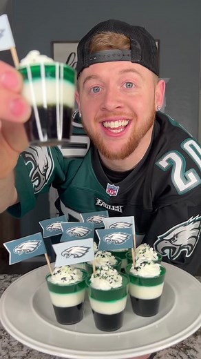 Philadelphia Eagles Jello Shots Recipe