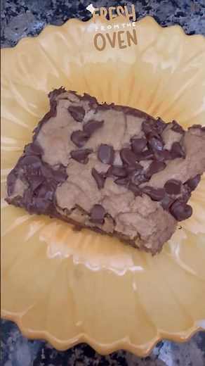 Quick and easy dessert - blonde brownies 🍪