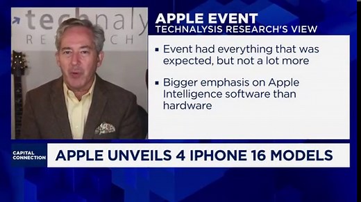 Apple's AI features will have a big impact but it's going to take time: TECHnalysis Research