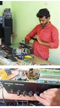 Old Pc To 5.1 analog audio Test #amp #computer #amplifier #service #viral #viralvideo #pcsound