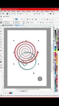 Spiral vectors design in CorelDRAW x21, for beginners, tutorial for Corel #shorts #coreldrawtutorial