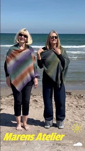 Scarf-Poncho #knitting free #knittingpattern on my channel #knitting #knittingforbeginners