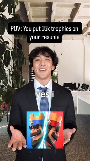 Kevin Henderson on Instagram: "How to talk about your Clash Royale experience during an interview #clashroyale #interview #college"