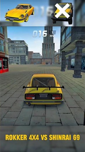 Rokker 4x4 VS Shinrai 69 jumping test 😎 #shortvideo #alancgaming #cargames