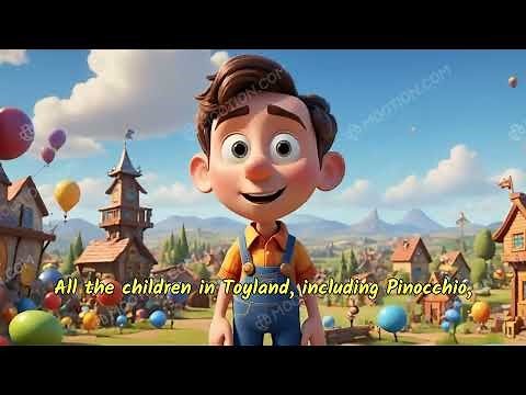🤥Pinocchio Story - Full Animated Tale for Kids | Classic Bedtime Story with Moral Lessons💫