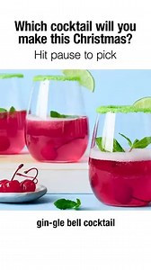 7.2K views · 37 reactions | Which cocktail will you make this Christmas? Play and hit pause to pick your drink! Tell us, which one did you get? Get these and more cocktail recipes here >>> https://www.taste.com.au/entertaining/galleries/christmas-cocktails-2021/6cd23l9s | Taste.com.au | Facebook