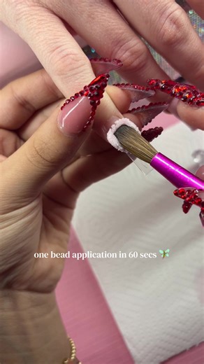 One Bead Nail Application in 60 Seconds Tutorial