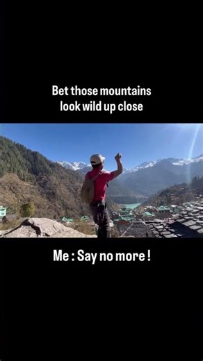 Pull the mountain🏔️ #shorts #mountains #viral #travel #new #tosh #kasol #pullitcloser #trnding #love