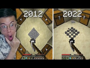 TERNYATA INILAH 10 Tahun Perbedaan Minecraft 2012 vs 2022 (NOTCH LUAR BIASA!!!)