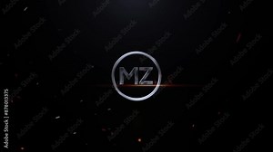 Mz Alphabet Letter Logo, Typography MZ Logo Animation Videos For You