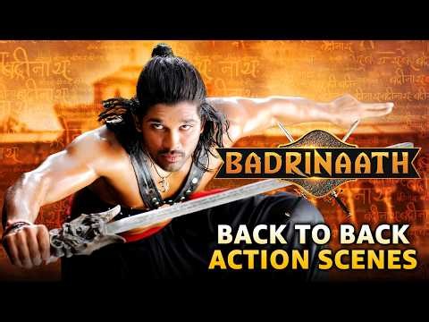 Badrinaath Hindi Dubbed Action Scenes ⚔️🔥| Back To Back | Allu Arjun, Tamannaah | VV Vinayak