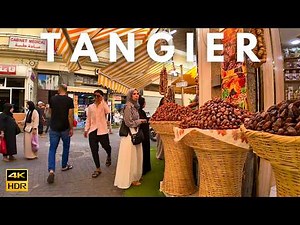 TANGIER Morocco Walking Tour 🇲🇦 | Inside the Labyrinth MEDINA!– 4K HDR