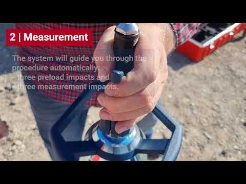 Measuring correctly with the LWD (the ZORN drop plate): correct handling, acoustic control, safety.