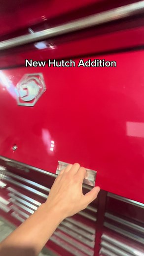 New Hutch Addition #tools #mechanic #toolbox #hutch #setup #cool #bigscreen #toolsrus